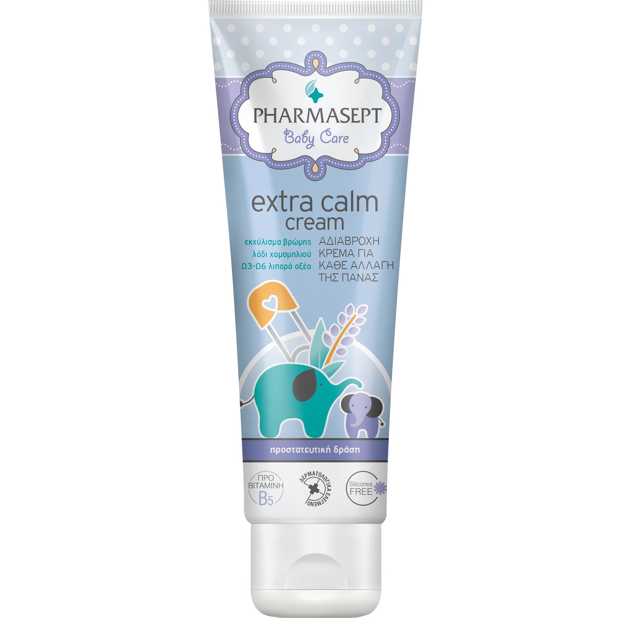 Pharmasept Pharmasept Baby Care Extra Calm Cream 150ml,Κρέμα Καταπράυνσης των Ερεθισμών, Ενυδατώνει το Ευαίσθητο Δέρμα