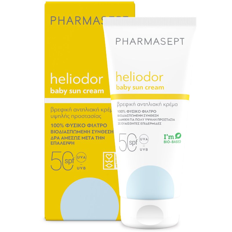 Pharmasept Pharmasept Heliodor Baby Sun Cream Spf50 Βρεφική Αντηλιακή Κρέμα Υψηλής Προστασίας 100ml