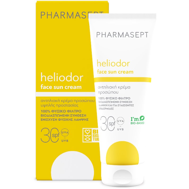 Pharmasept Pharmasept Heliodor Face Sun Cream Spf30 Κρέμα Υψηλής Αντηλιακής Προστασίας Προσώπου & Ντεκολτέ 50ml