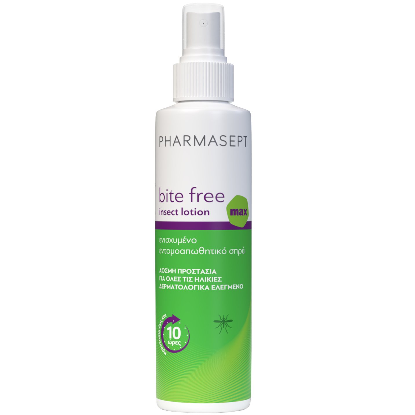 Pharmasept Pharmasept Bite Free Max Insect Lotion Ενισχυμένη Εντομοαπωθητική Λοσιόν σε Μορφή Σπρέι για Κουνούπια & Κρότωνες 100ml