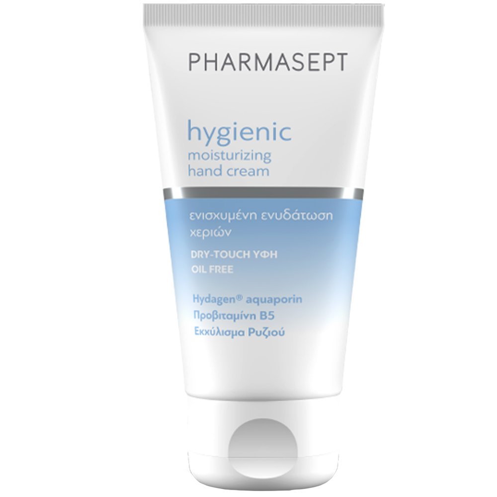 Pharmasept Pharmasept Hygienic Moisturizing Hand Cream Μη Λιπαρή Ενυδατική Κρέμα Χεριών με Λεπτόρρευστη Υφή, για Μοναδική Απαλότητα & Γρήγορη Απορρόφηση 75ml 