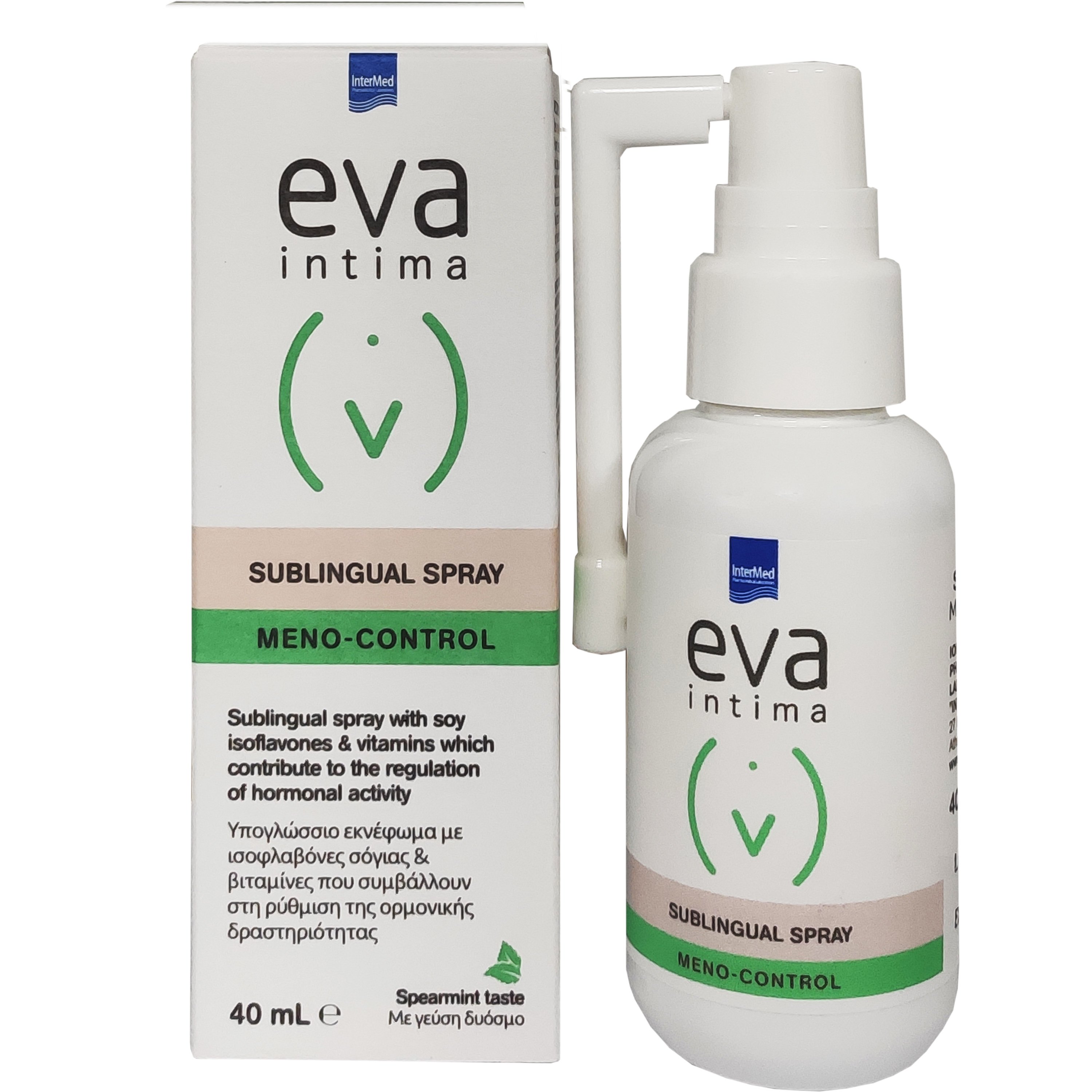 Eva Eva Intima Suplingual Spray Meno-Control Υπογλώσσιο Σπρέι για τη Ρύθμιση της Ορμονικής Περιεμμηνοπαυσιακής Δραστηριότητας 40ml