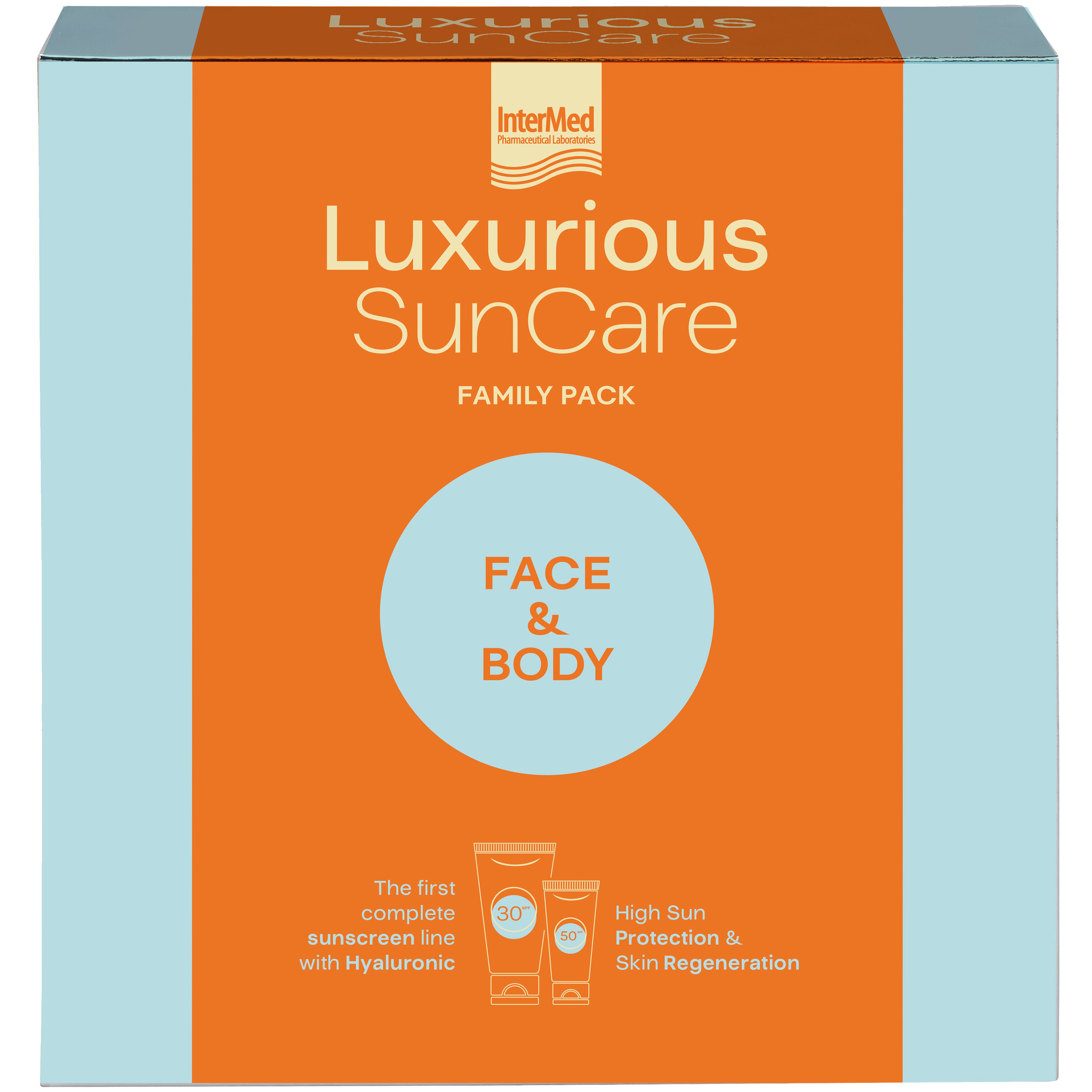 Luxurious Luxurious Promo Sun Care Sun Protection Body Cream Spf30, 200ml & High Protection Face Cream Spf50, 75ml