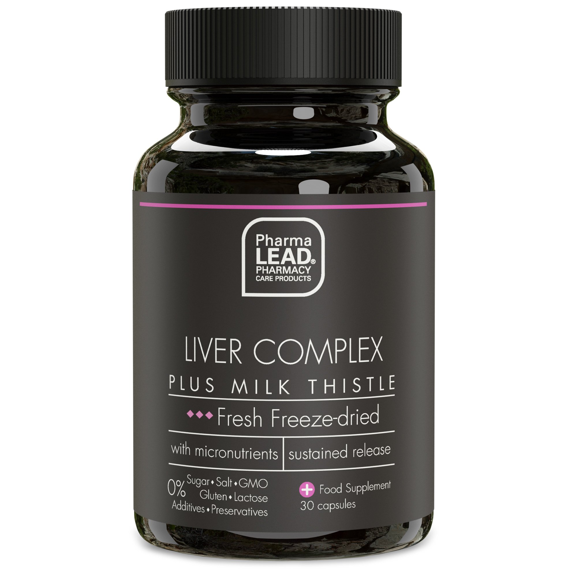 PharmaLead Pharmalead Black Range Liver Complex Plus Milk Thistle Συμπλήρωμα Διατροφής για την Διατήρηση της Φυσιολογικής Ηπατικής Λειτουργίας 30caps