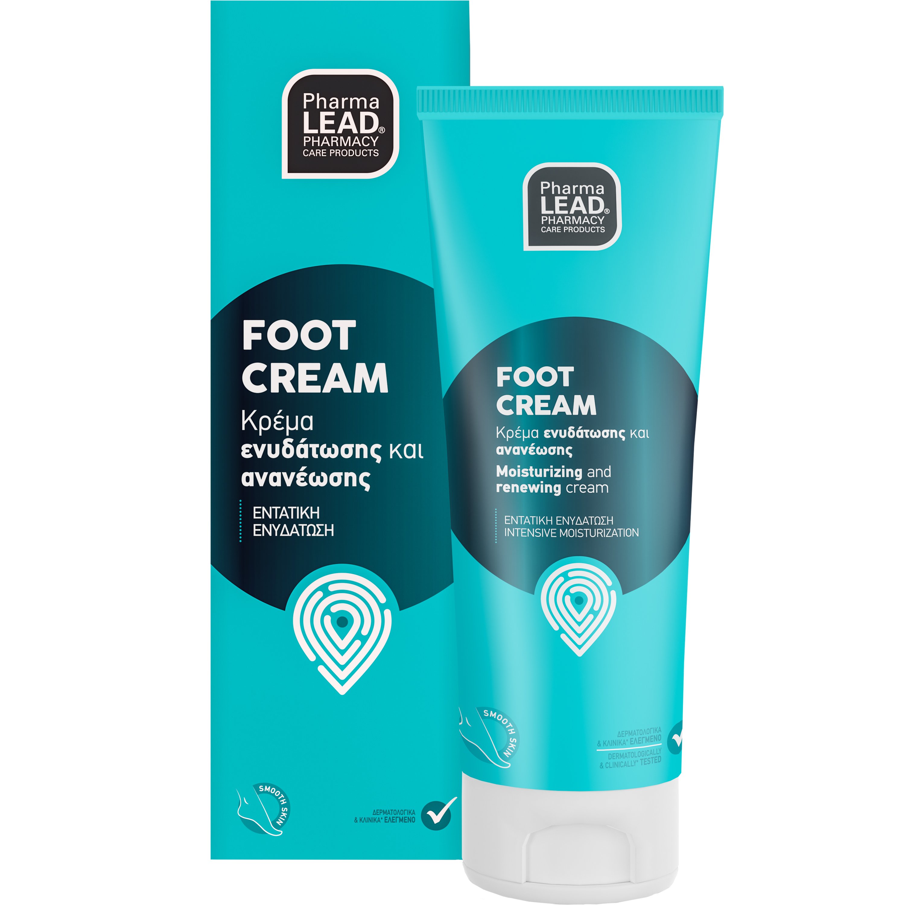 PharmaLead Pharmalead Foot Cream Moisturizing & Renewing Κρέμα Εντατικής Ενυδάτωσης & Ανανέωσης για τα Πόδια 75ml