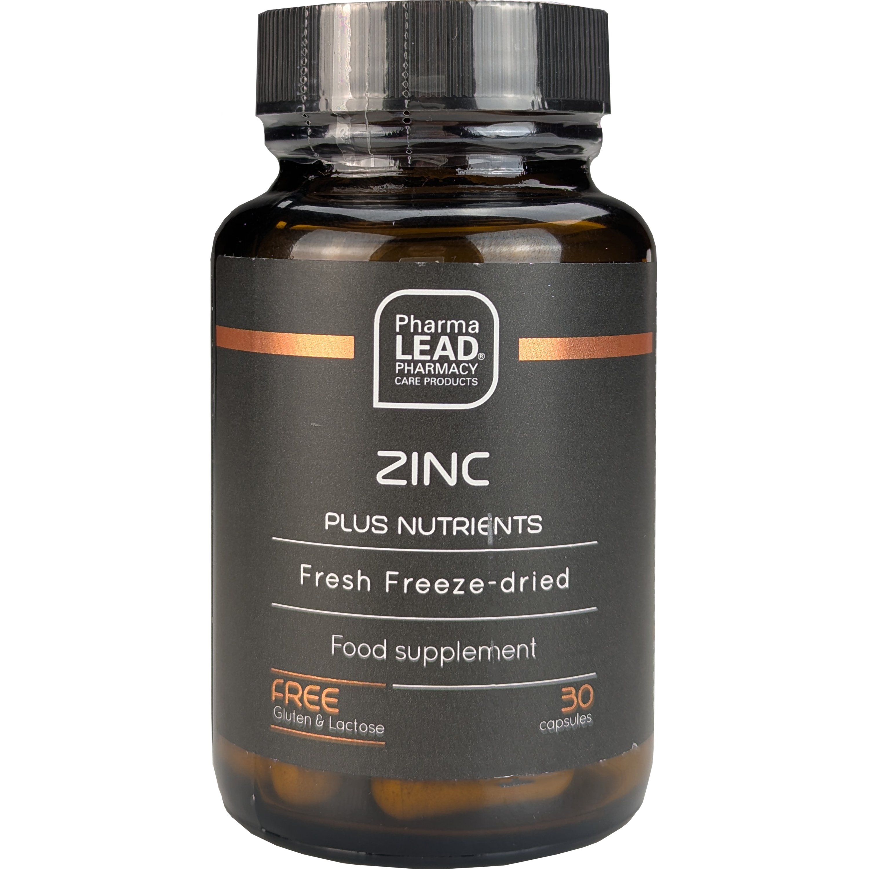 PharmaLead Pharmalead Zinc Plus Nutrients Συμπλήρωμα Διατροφής Ψευδαργύρου, Βιταμινών & Λαχανικών για Ενίσχυση του Ανοσοποιητικού Συστήματος με Αντιοξειδωτική Δράση 30caps