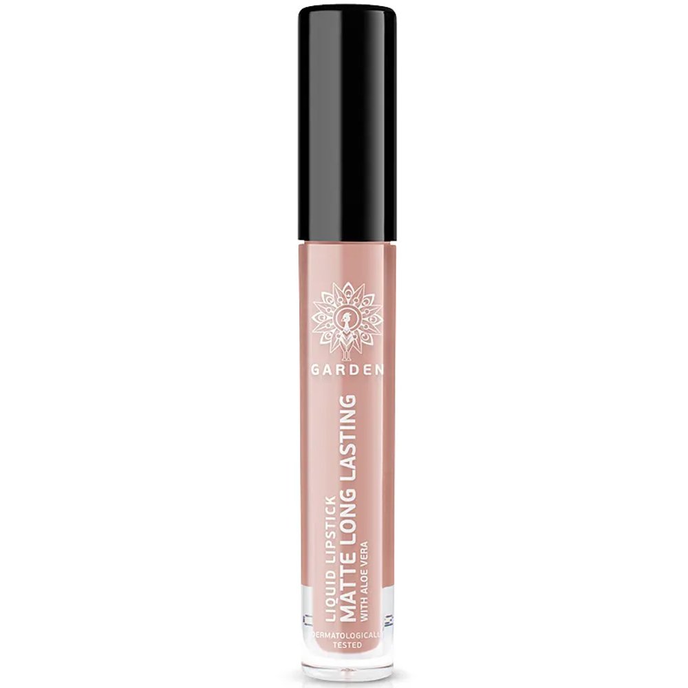 Garden Garden Liquid Lipstick Matte Long Lasting with Aloe Vera Υγρό Ματ Κραγιόν Μακράς Διαρκείας 4ml - Dream Cream 01