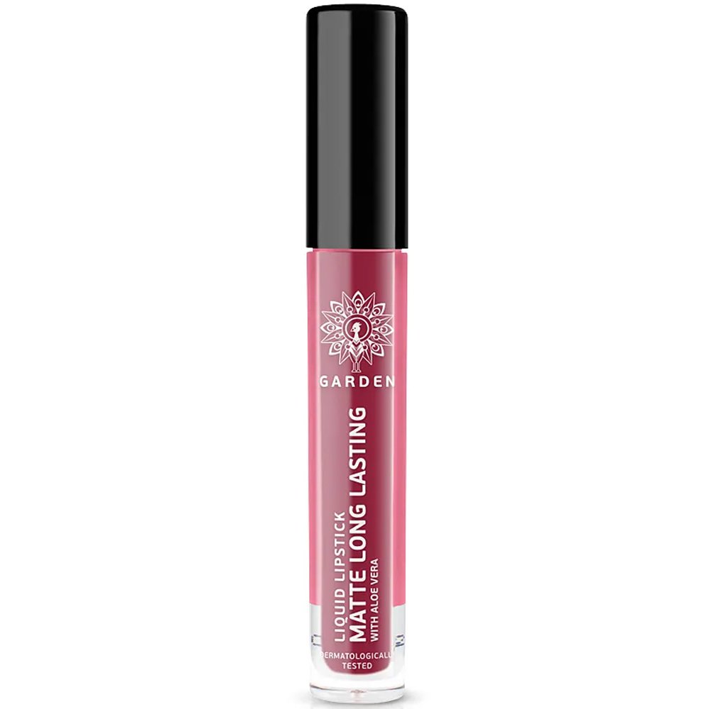 Garden Garden Liquid Lipstick Matte Long Lasting with Aloe Vera Υγρό Ματ Κραγιόν Μακράς Διαρκείας 4ml - Dark Cherry 06