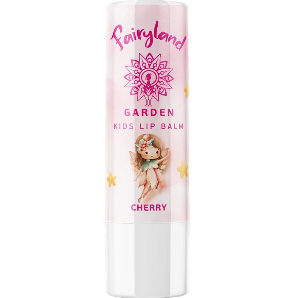 Garden Garden Fairyland Kids Lip Balm Παιδικό Βάλσαμο Χειλιών με Απολαυστικό Φρουτώδες Άρωμα 5,2g - Cherry