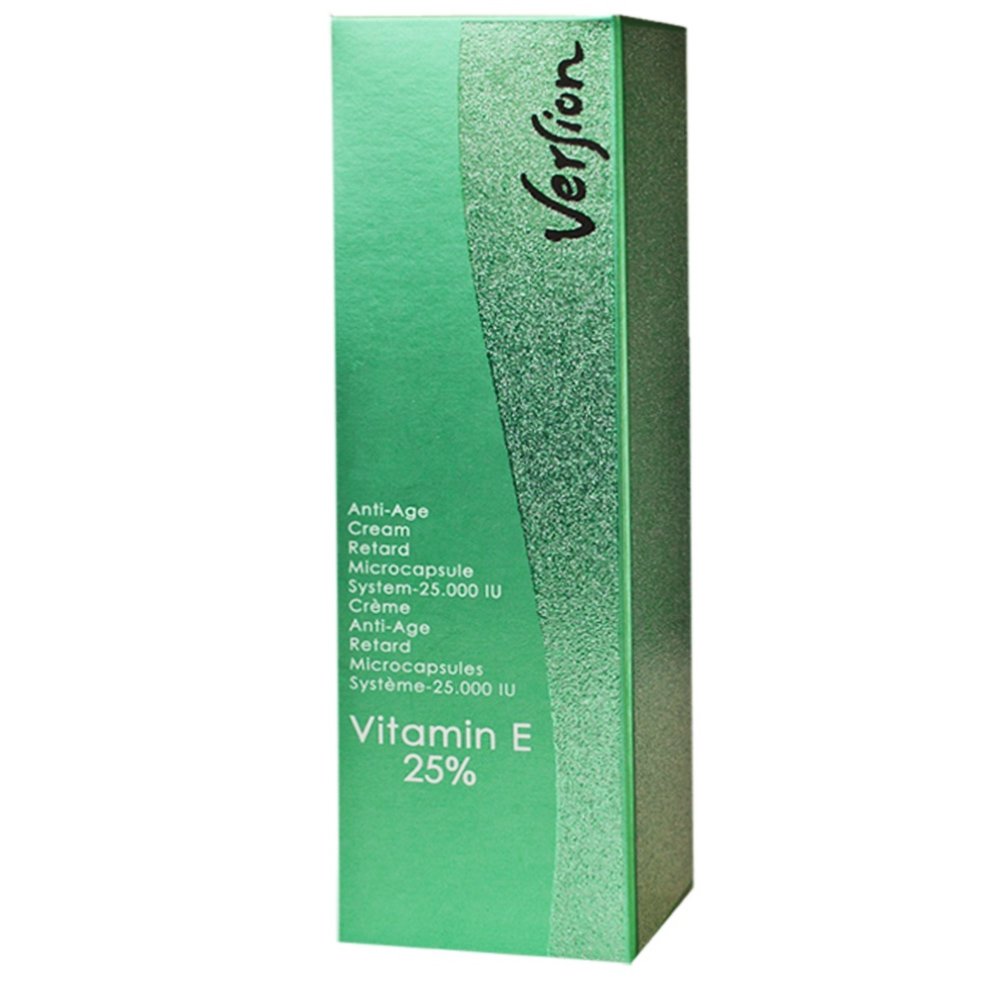 Version Vitamin E 25% Night Cream with Vitamin E Αναπλαστική, Αναζωογονητική Κρέμα με Βιταμίνη E Κατάλληλη για Ξηρές & Πολύ Ξηρές Επιδερμίδες 50ml φωτογραφία