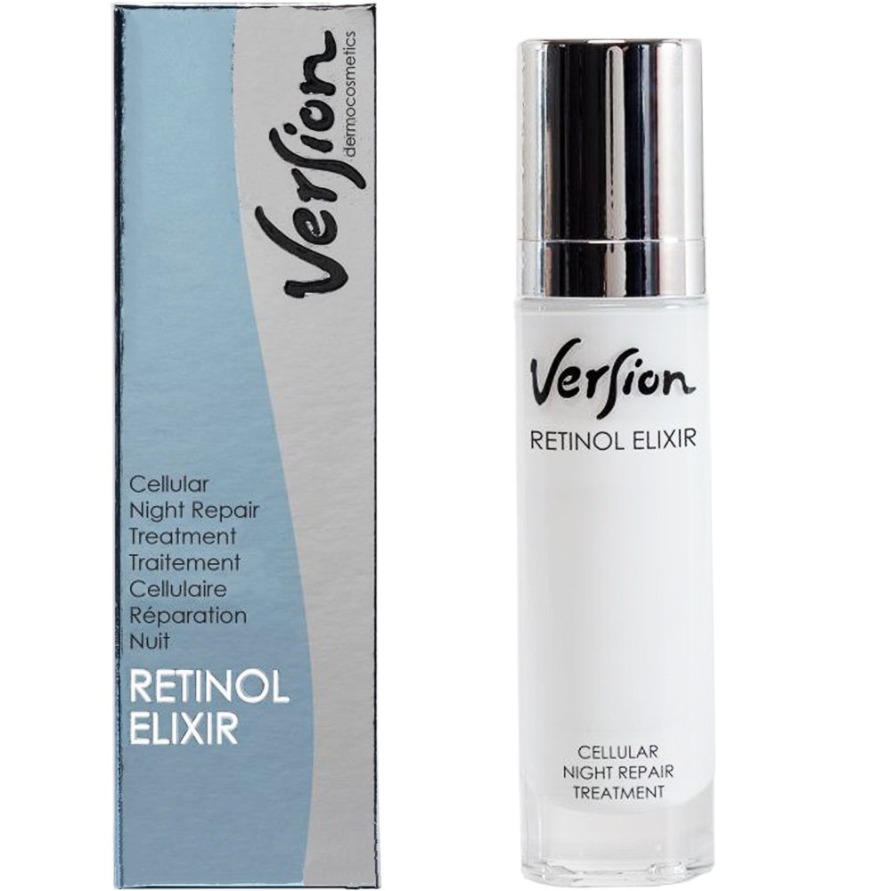 Version Retinol Elixir Night Cream Αντιγηραντική Κρέμα Νυκτός για Πρόσωπο, Λαιμό & Ντεκολτέ με Ρετινόλη για Κυτταρική Αποκατάσταση, Λάμψη & Ελαστικότητα 50ml φωτογραφία