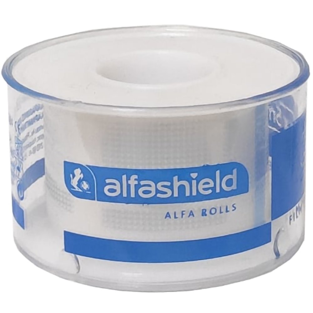 Karabinis Medical AlfaShield Alfa Film Medical Tape Rolls Αυτοκόλλητη Ταινία Στερέωσης Επιθεμάτων & Επιδέσμων Διάφανο 1 Τεμάχιο - 5m x 2.5cm