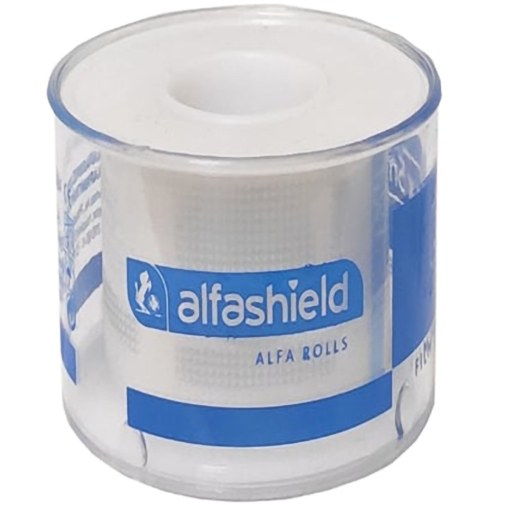 Karabinis Medical AlfaShield Alfa Film Medical Tape Rolls Αυτοκόλλητη Ταινία Στερέωσης Επιθεμάτων & Επιδέσμων Διάφανο 1 Τεμάχιο - 5m x 5cm