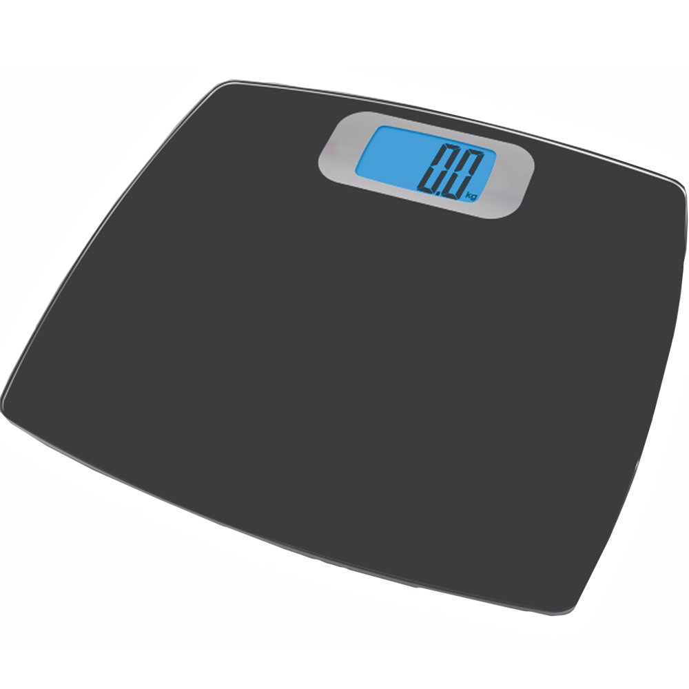 Alfacare Alfacare Digital Body Scale Deluxe BS 162 Black Κομψή Ψηφιακή Ζυγαριά Μπάνιου Ακριβείας σε Μαύρο Χρώμα 1 Τεμάχιο