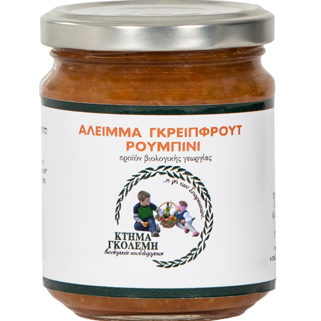 Κτήμα Γκολέμη Κτήμα Γκολέμη Ruby Grapefruit Spread Βιολογικό Άλειμμα Γκρέιπφρουτ Ρουμπινί 240g