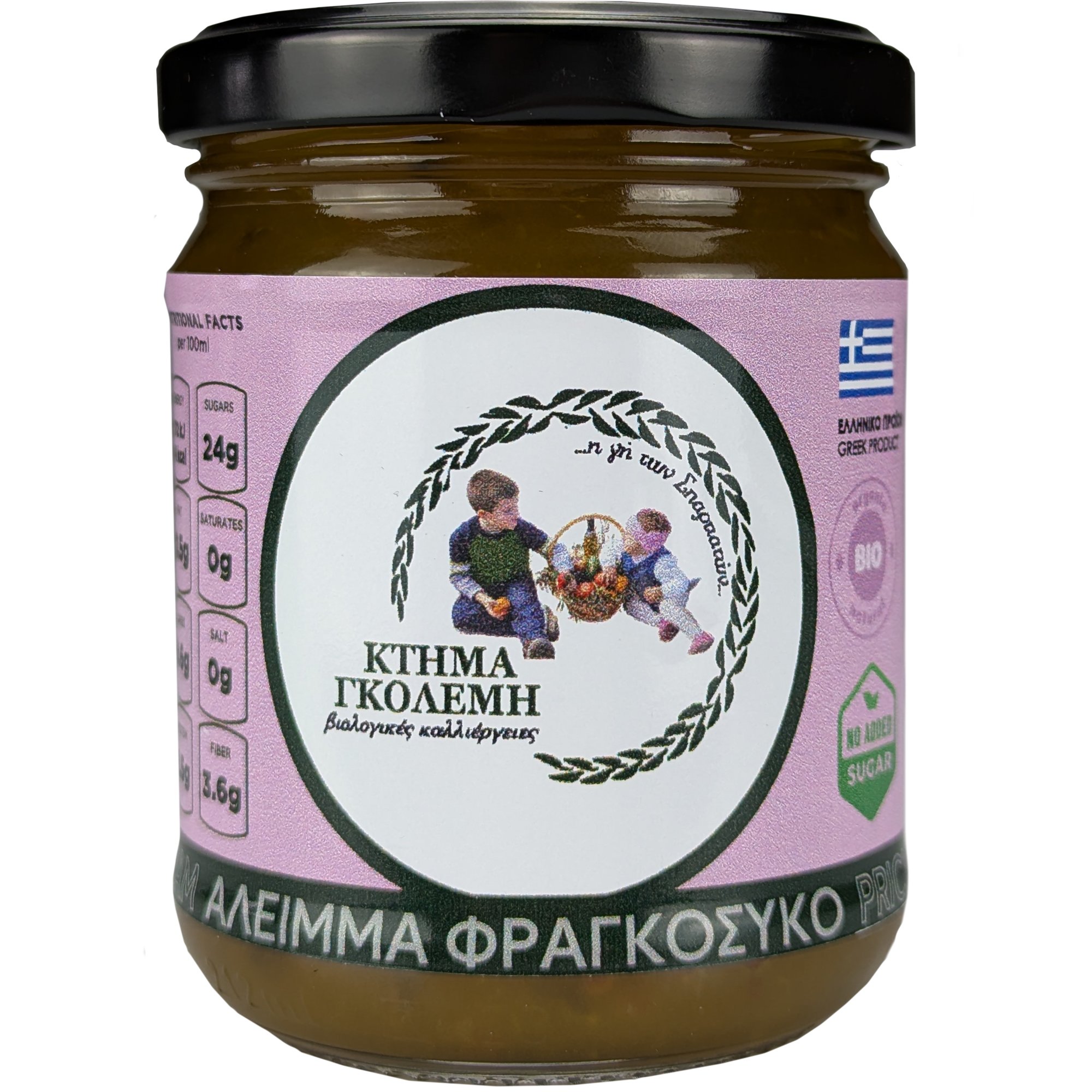 Κτήμα Γκολέμη Κτήμα Γκολέμη Prickly Pear Jam Βιολογικό Άλειμμα Φραγκόσυκο με Αγαύη 240gr