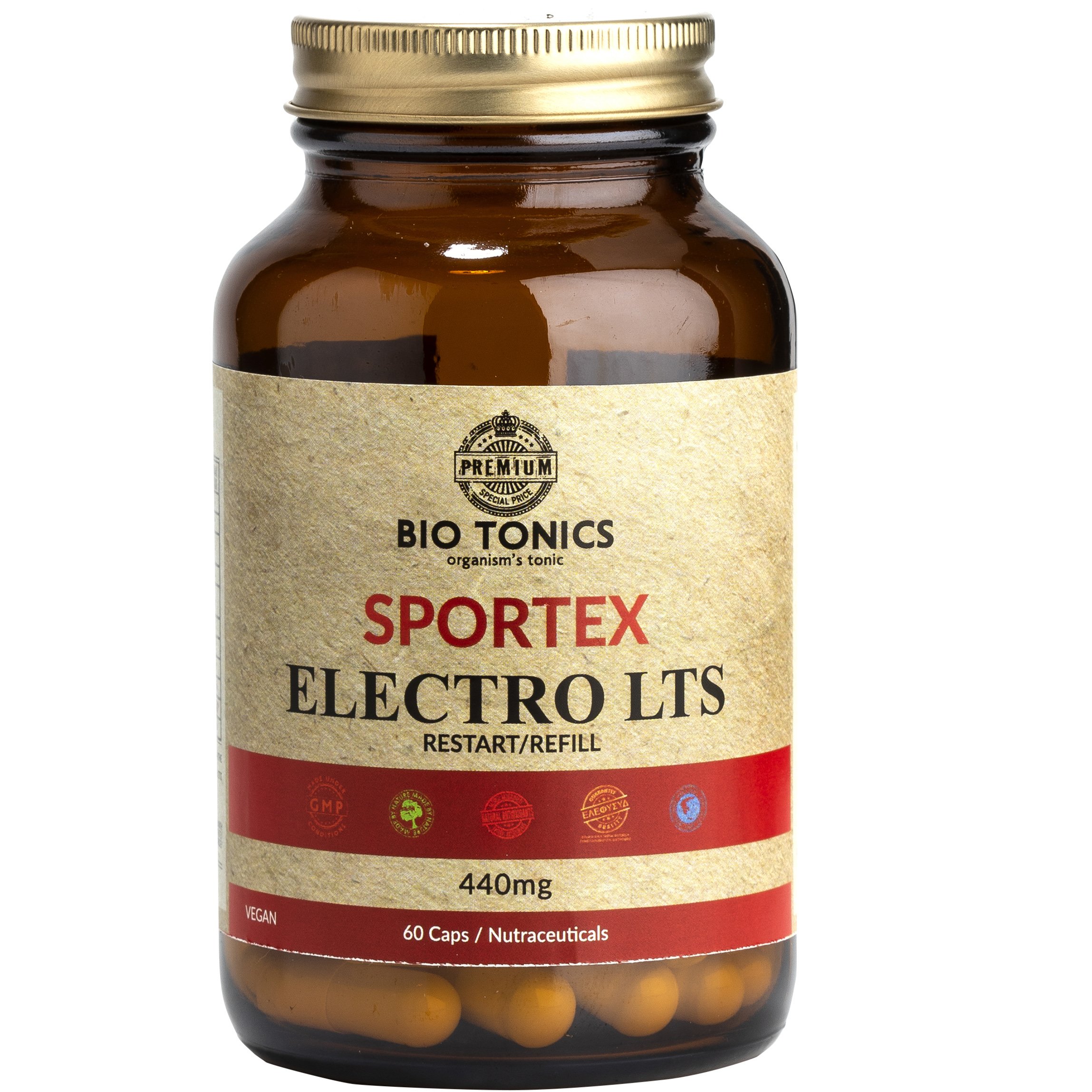 Bio Tonics Bio Tonics Sportex Electro LTS 440mg Συμπλήρωμα Διατροφής για Ενυδάτωση & Αποκατάσταση 60caps