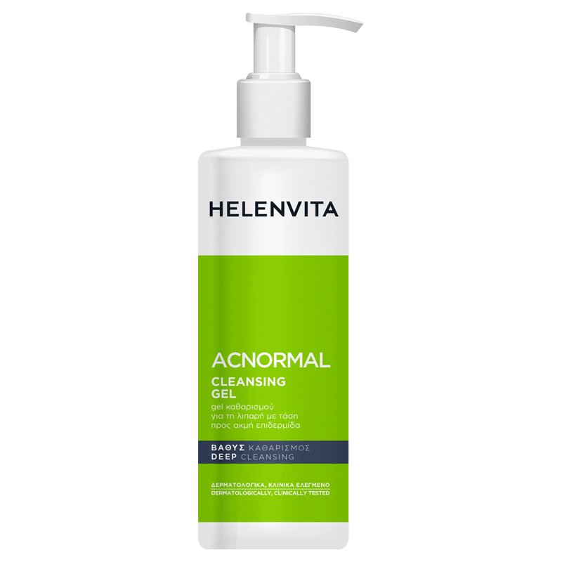 ΦΑΡΜΕΞ Helenvita ACNormal Cleansing Gel Απαλό, Αφρίζον Καθαριστικό 200ml