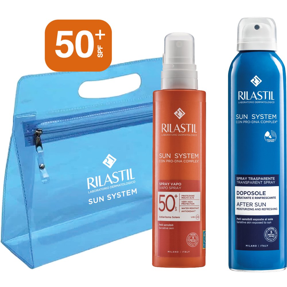 Rilastil Rilastil Promo Sun System Vapo Spray Spf50+, 200ml & Δώρο After Sun Spray 200ml & Νεσεσέρ 1 Τεμάχιο