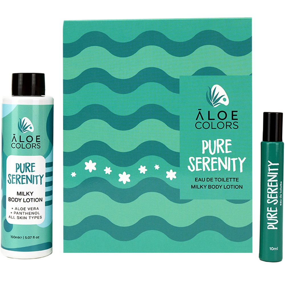 Aloe Colors Aloe Colors Promo Pure Serenity Eau de Toilette 10ml & Milky Body Lotion 150ml