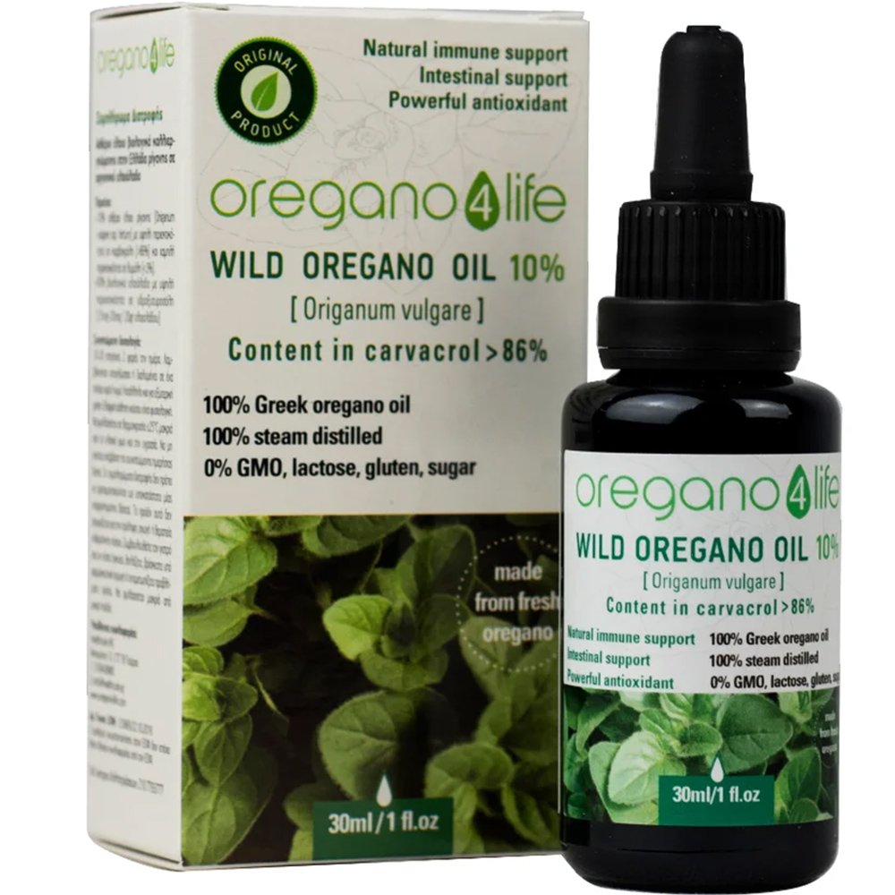 Oregano 4 Life Oregano 4 Life Wild Oregano Oil 10% Αιθέριο Έλαιο Βιολογικά Καλλιεργούμενης στην Ελλάδα Ρίγανης σε Οργανικό Ελαιόλαδο 30ml