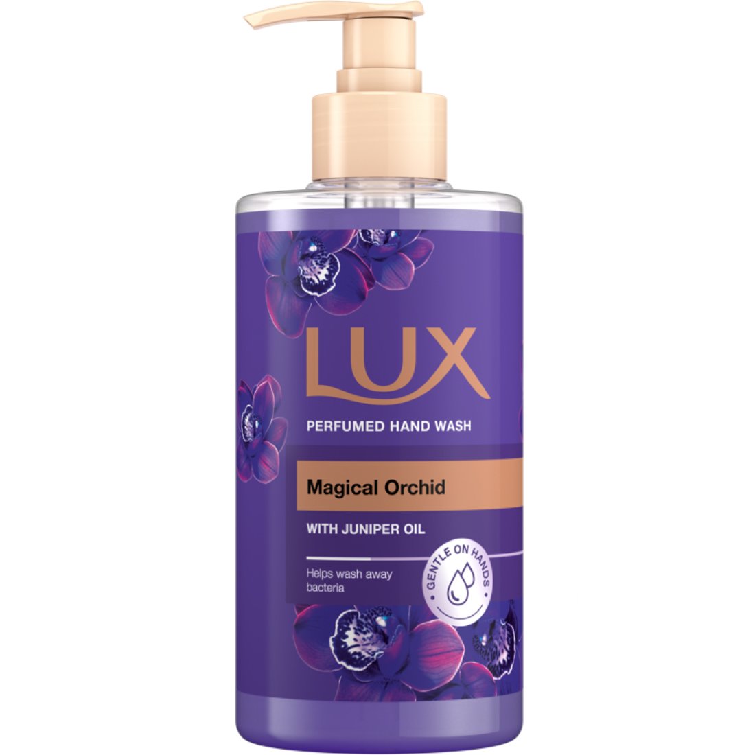 Lux Lux Magical Orchid Perfumed Hand Wash with Juniper Oil Κρεμοσάπουνο με Έλαιο Αγριοκυπάρισσου & Άρωμα από Άνθη Εξωτικών Λουλουδιών 380ml