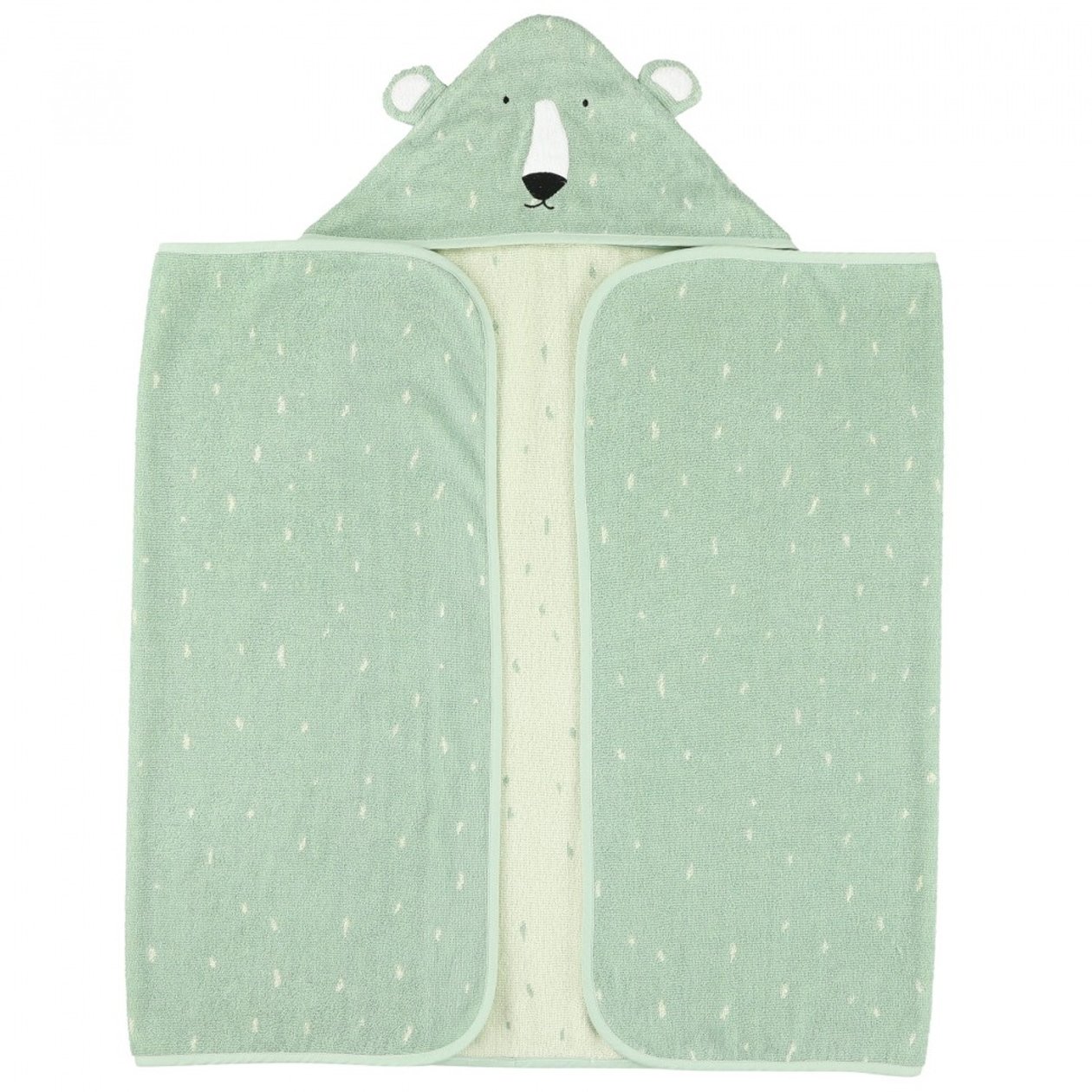 Trixie Trixie Hooded Towel 70x130cm Κωδ 77117 Παιδική Πετσέτα Μπάνιου με Κουκούλα 1 Τεμάχιο - Mr. Polar Bear