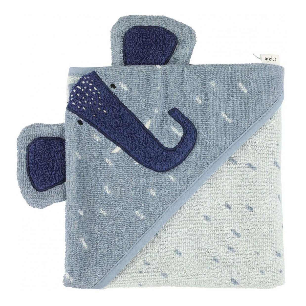 Trixie Trixie Hooded Towel Κωδ 77109 Παιδική Πετσέτα Μπάνιου με Κουκούλα 1 Τεμάχιο - Mrs. Elephant