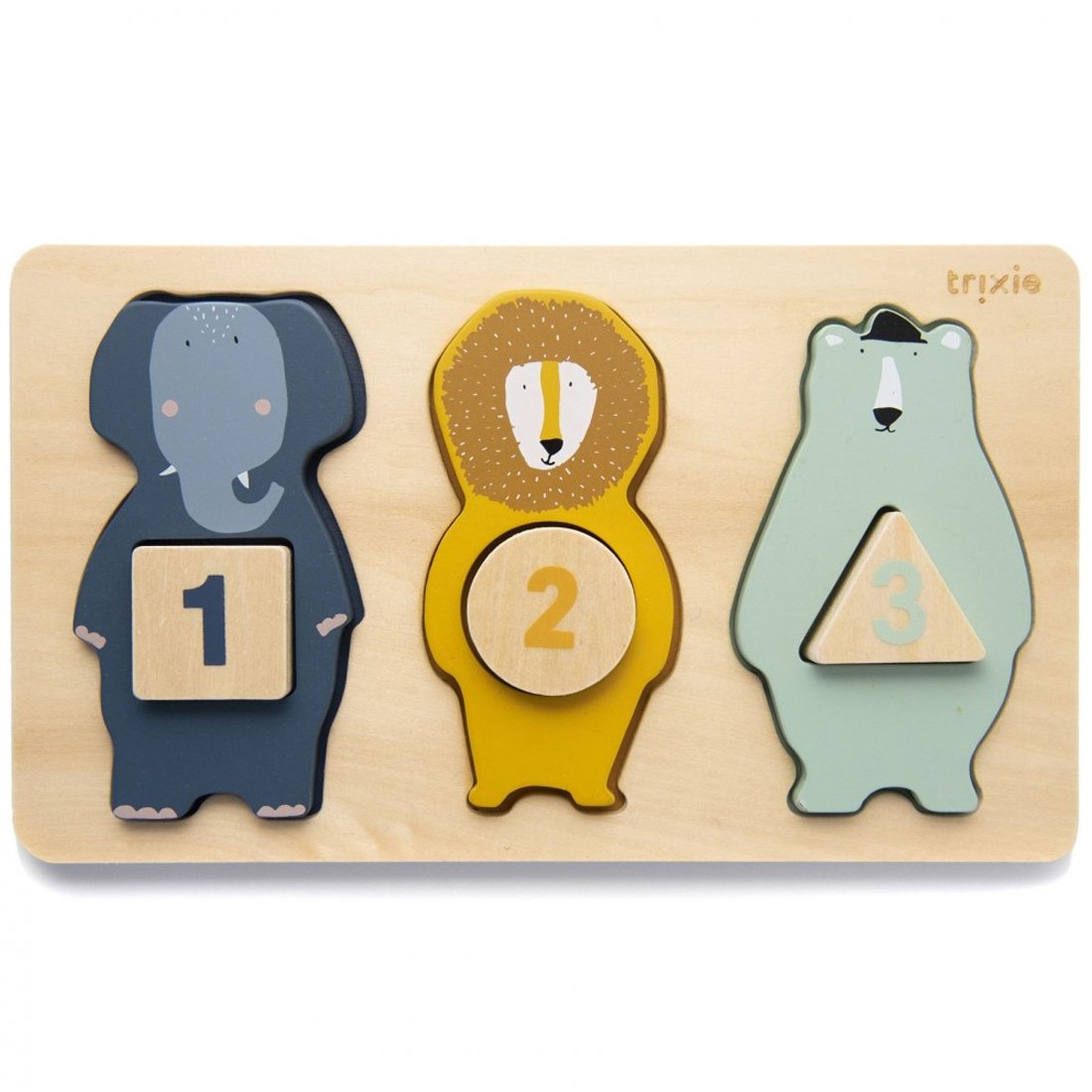 Trixie Trixie Wooden Counting Puzzle Κωδ 77374 Ξύλινο Εκπαιδευτικό Παιχνίδι Παζλ 1 Τεμάχιο