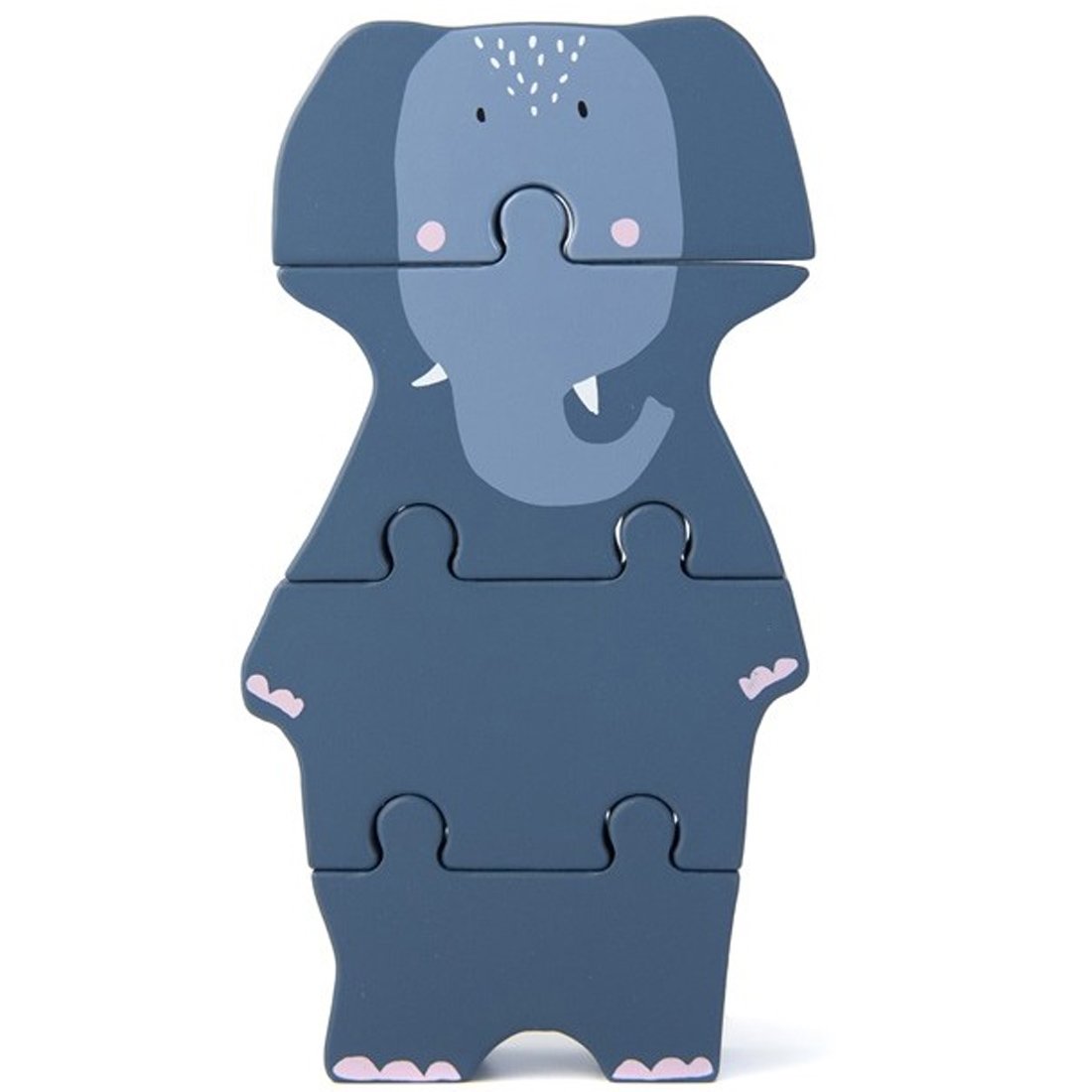 Trixie Trixie Wooden Body Puzzle Κωδ 77498 Ξύλινο Παιχνίδι Παζλ 1 Τεμάχιο - Mrs Elephant