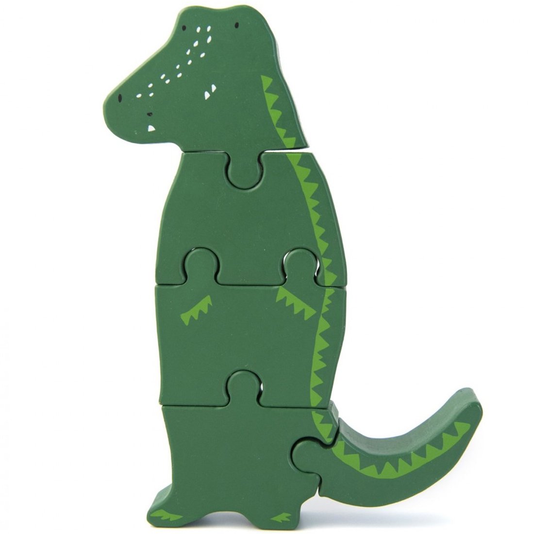 Trixie Trixie Wooden Body Puzzle Κωδ 77507 Ξύλινο Παιχνίδι Παζλ 1 Τεμάχιο - Mr. Crocodile