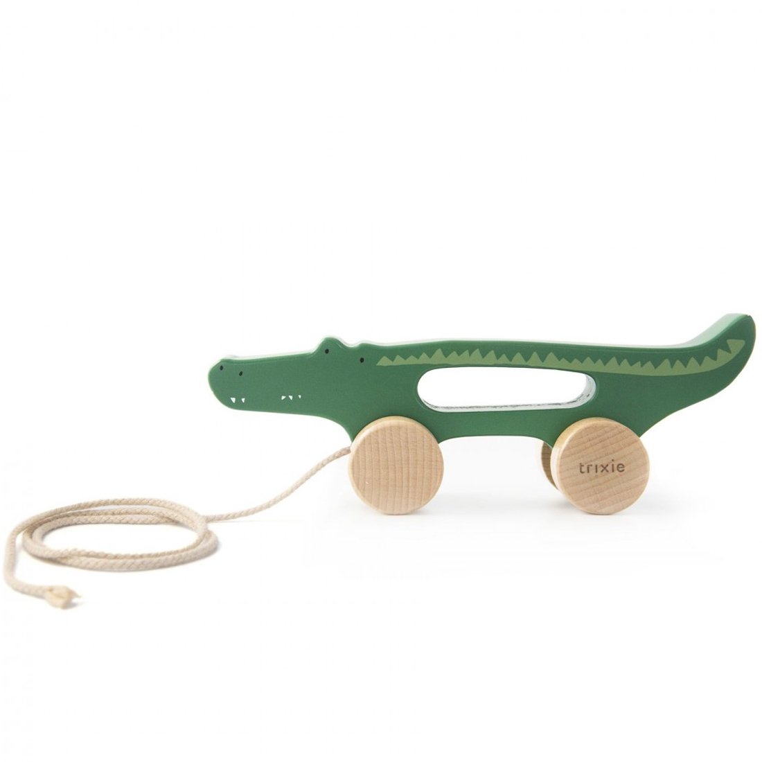 Trixie Trixie Wooden Pull Along Toy Κωδ 77509 Ξύλινο Παιχνίδι για τα Πρώτα Βήματα 1 Τεμάχιο - Mr. Crocodile