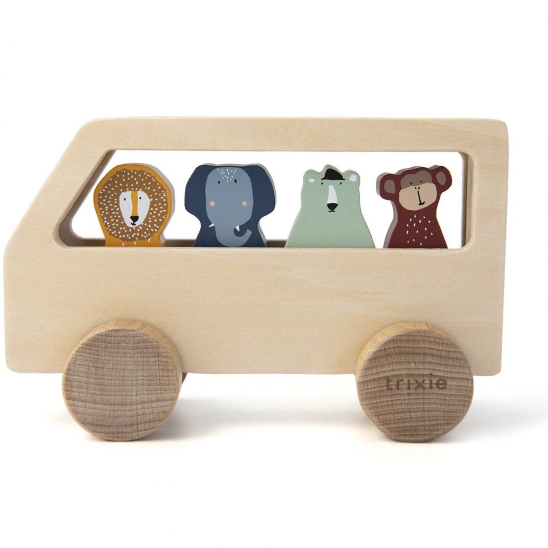 Trixie Wooden Animal Bus Κωδ 77505 Ξύλινο Παιχνίδι Λεωφορείο με Ζωάκια 1 Τεμάχιο φωτογραφία