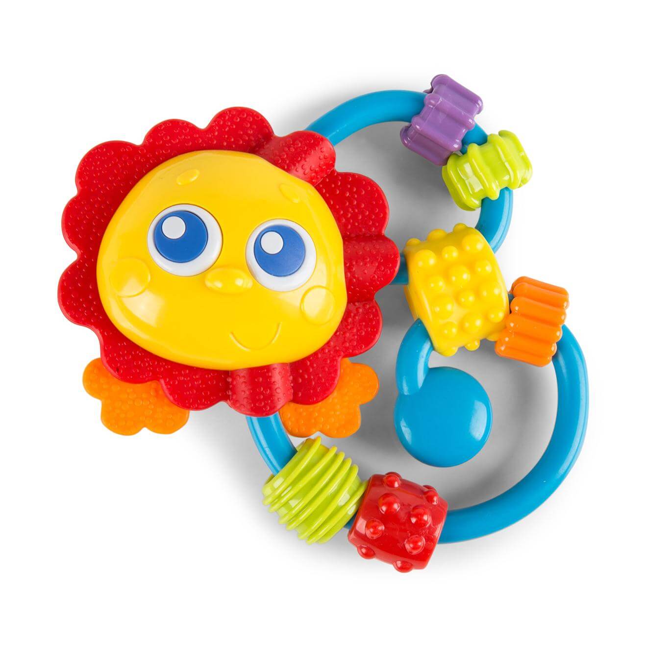 Playgro Playgro Curly Critter Παιδική Κουδουνίστρα Λιονταράκι 3m+ BPA Free