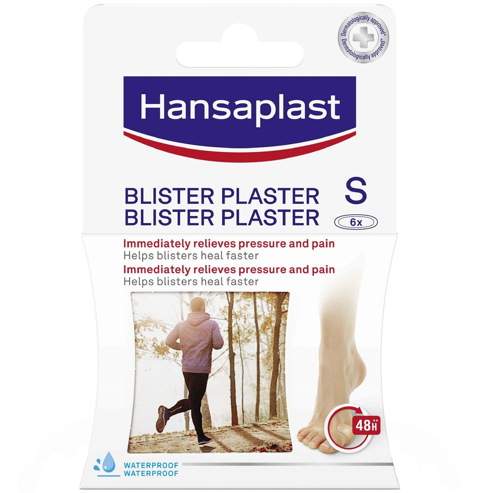 Hansaplast Hansaplast Blister Plaster Large 5.8x2cm Αδιάβροχα Επιθέματα για Φουσκάλες 6 Τεμάχια