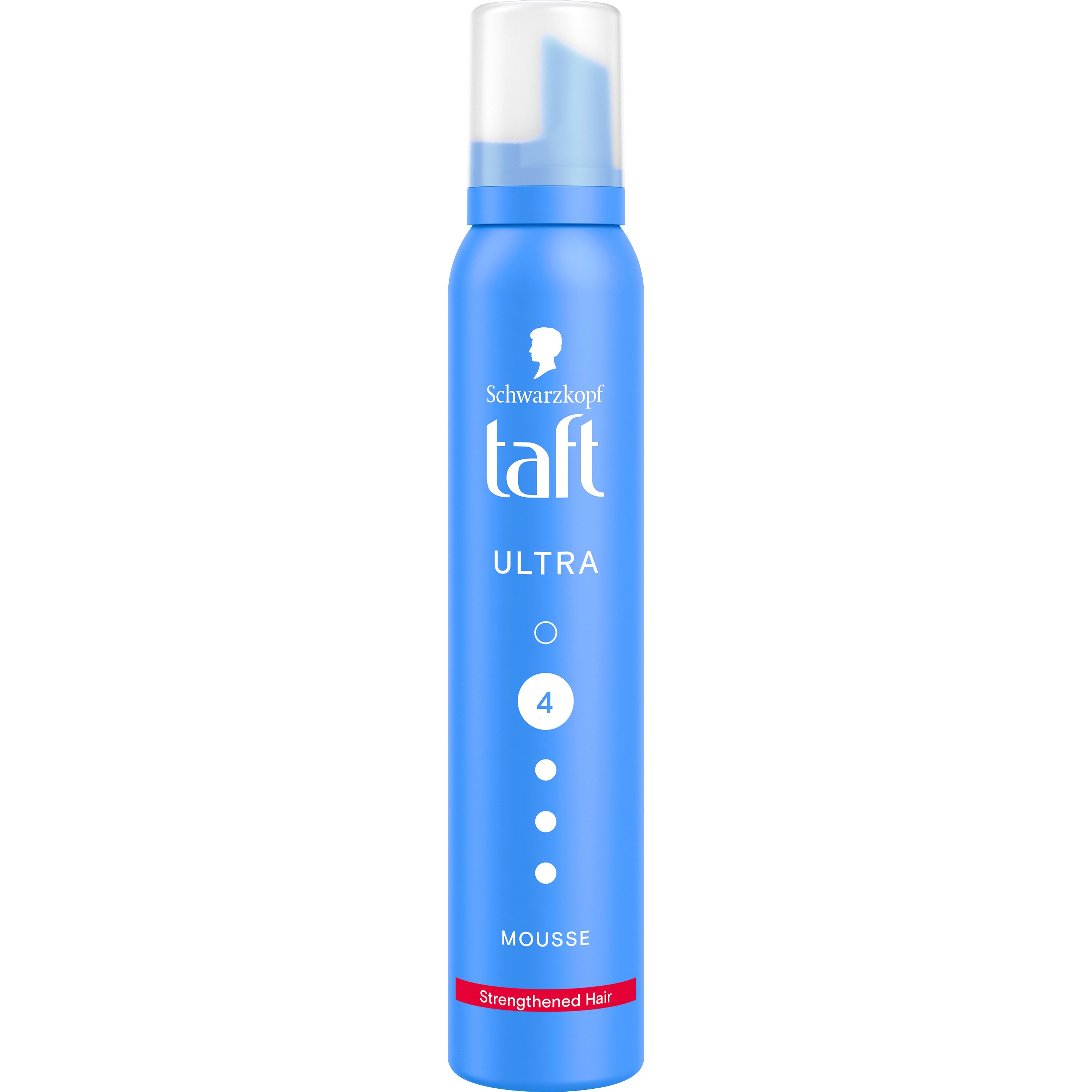 Schwarzkopf Schwarzkopf Taft Ultra 4 Mousse Strengthened Hair Αφρός για Δυνατά Μαλλιά & Κράτημα Μεγάλης Διάρκειας 200ml