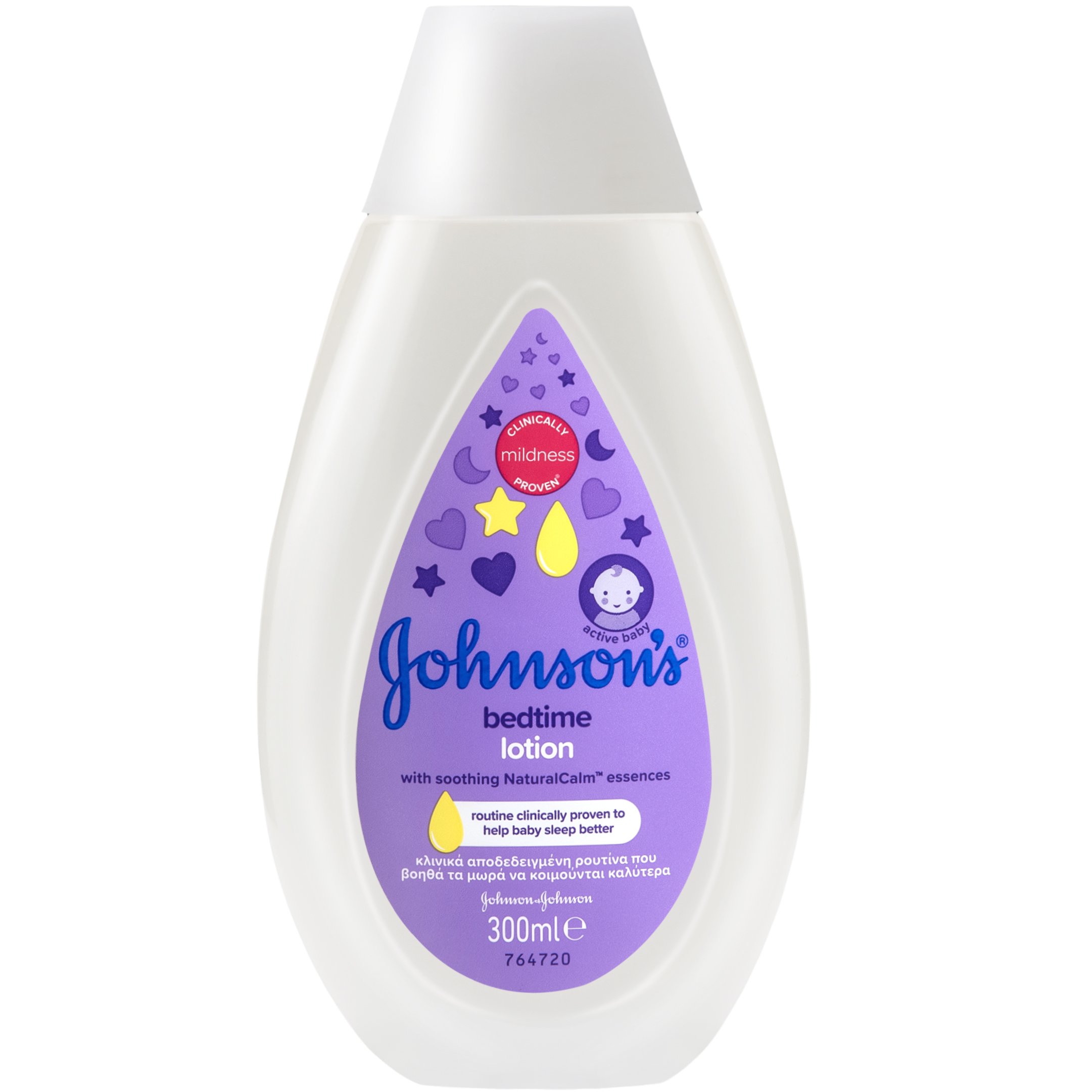 Johnsons & Johnsons Johnson's Baby Bedtime Body Lotion Βρεφική Ενυδατική Λοσιόν Σώματος για Καλύτερο Ύπνο 300ml 