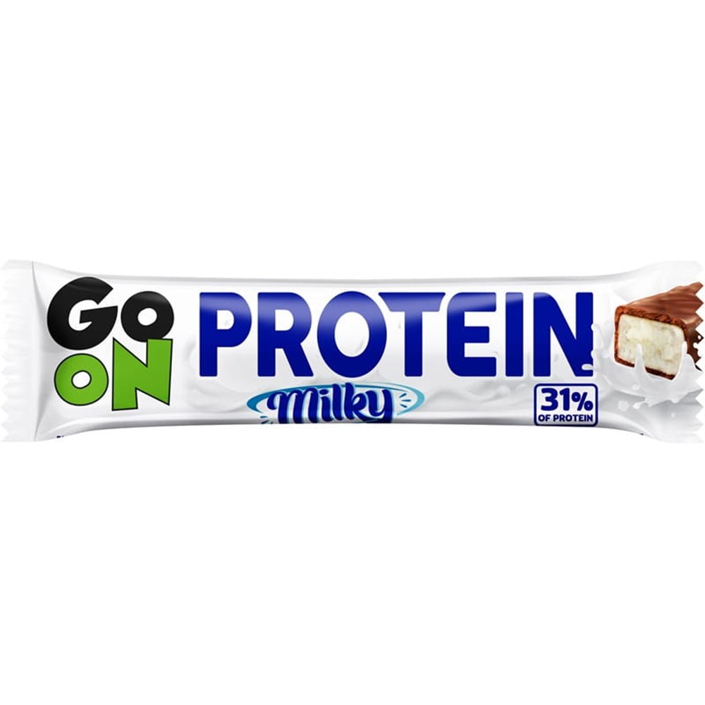 Go On Nutrition Go On Nutrition Milky Protein Bar Μπάρα Πρωτεΐνης με Γεύση Γάλακτος & Επικάλυψη Σοκολάτας Γάλακτος 45g