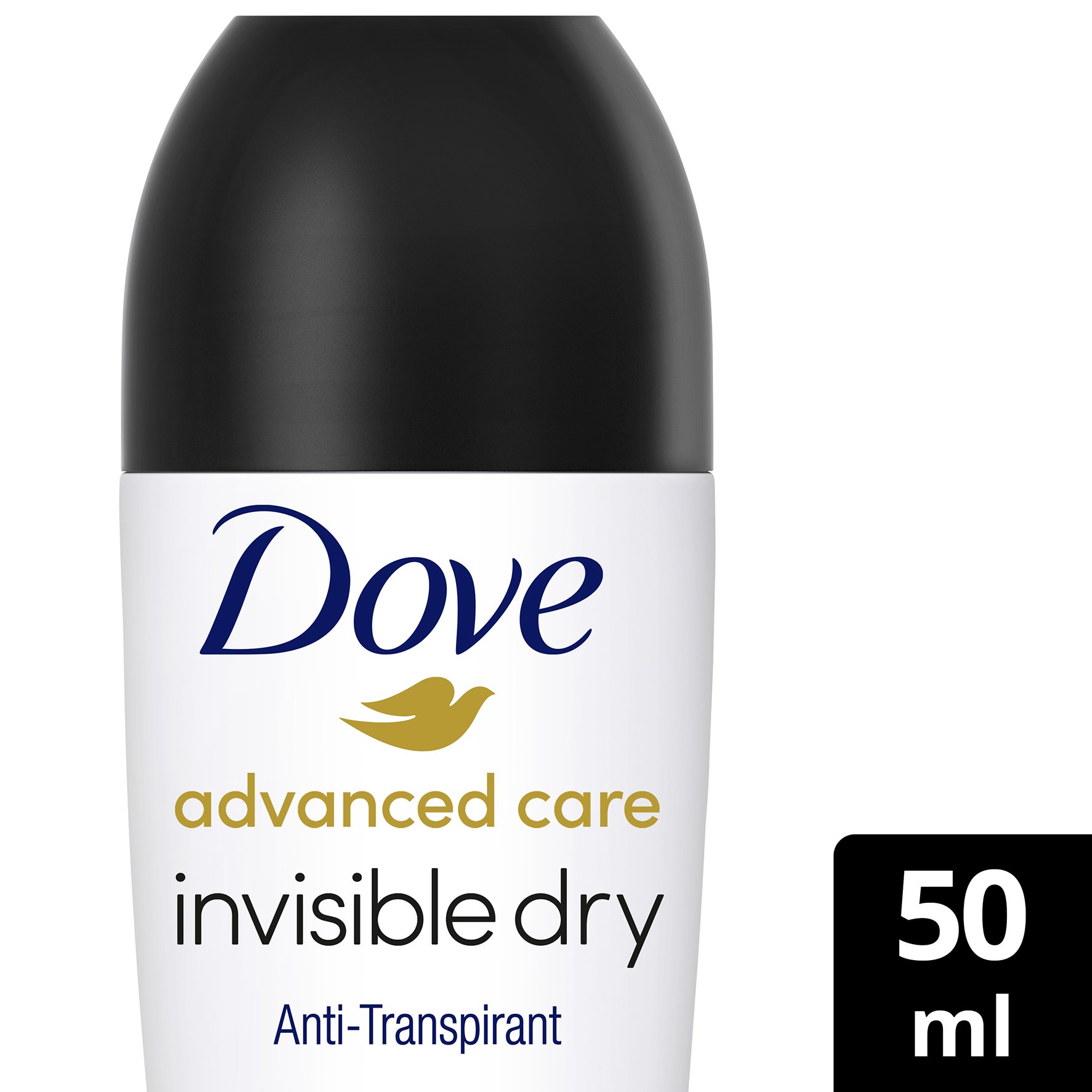 Dove Dove Roll-On Advanced Care Invisible Dry Αποσμητικό 48ωρης Αντιιδρωτικής Προστασίας Χωρίς Λευκά Σημάδια στα Ρούχα με Άρωμα Λευκής Φρέζιας & Βιολέτας 50ml