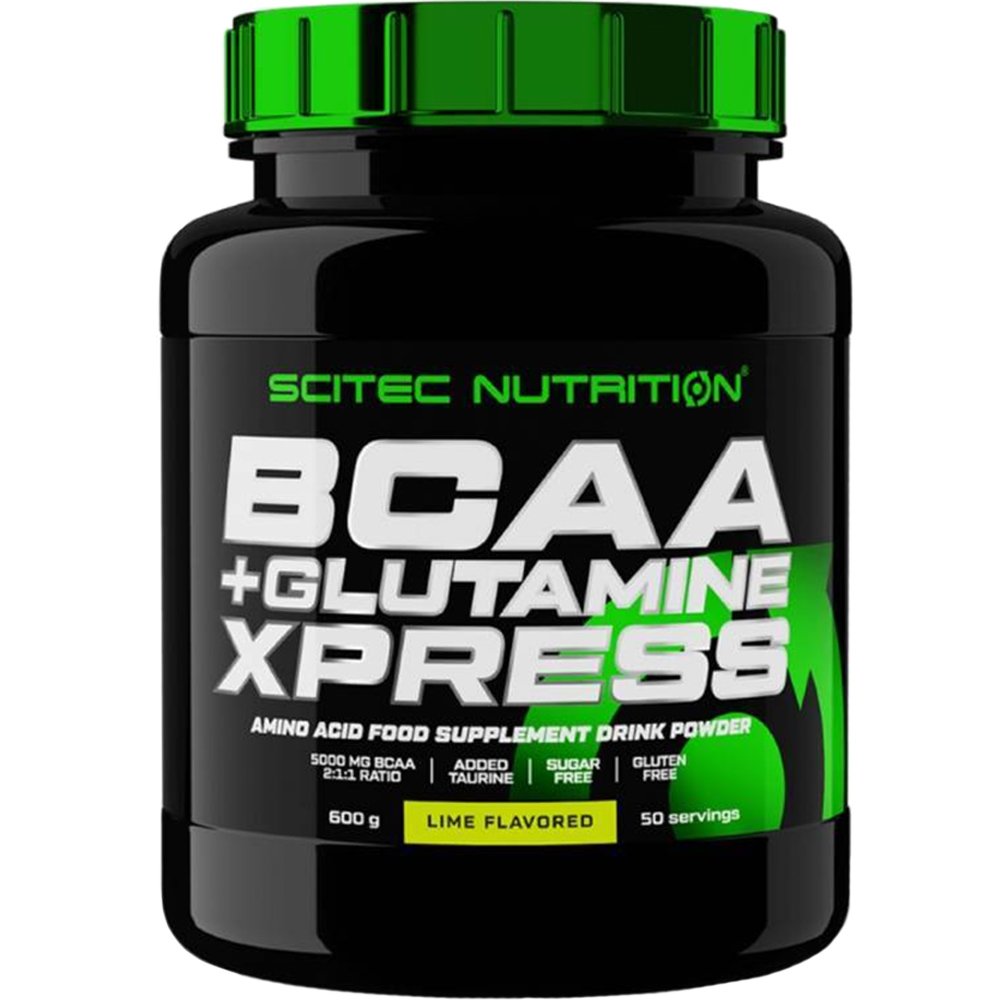 Scitec Nutrition BCAA + Glutamine Xpress Amino Acid Drink Powder Συμπλήρωμα Διατροφής σε Σκόνη με Αμινοξέα Διακλαδισμένης Αλυσίδας & Γλουταμίνη 600g - Lime φωτογραφία