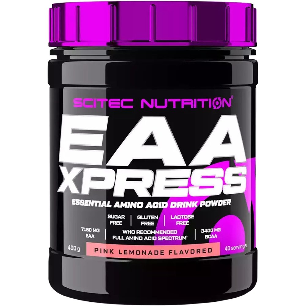 Scitec Nutrition Scitec Nutrition EAA Xpress Essebtial Amino Acid Drink Powder Συμπλήρωμα Διατροφής σε Σκόνη με Αμινοξέα 400g - Pink Lemonade