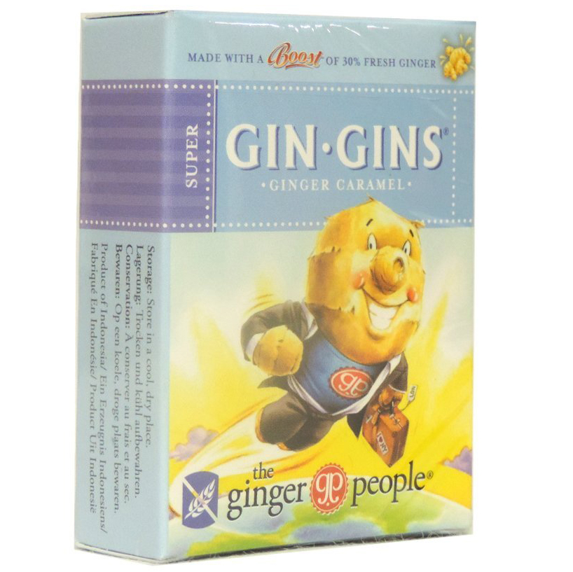 A.VOGEL Gin Gins Boost Παστίλιες Κατάλληλες για Ναυτία, Δυσπεψία, Πονόλαιμο & Εντερικούς Κολικούς 31g