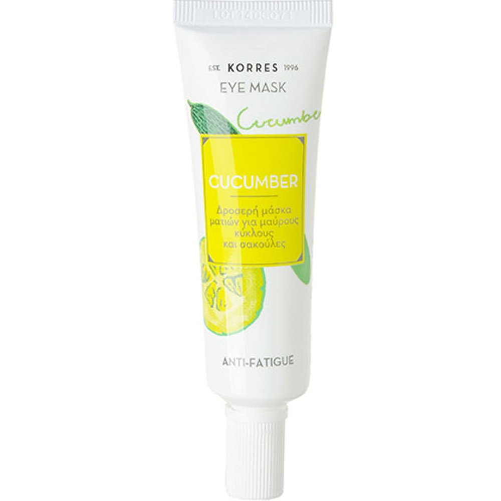 Cucumber Eye Mask 8ml – Korres,Δροσερή Μάσκα Ματιών με Αγγούρι για Μαύρους Κύκλους & Σακούλες