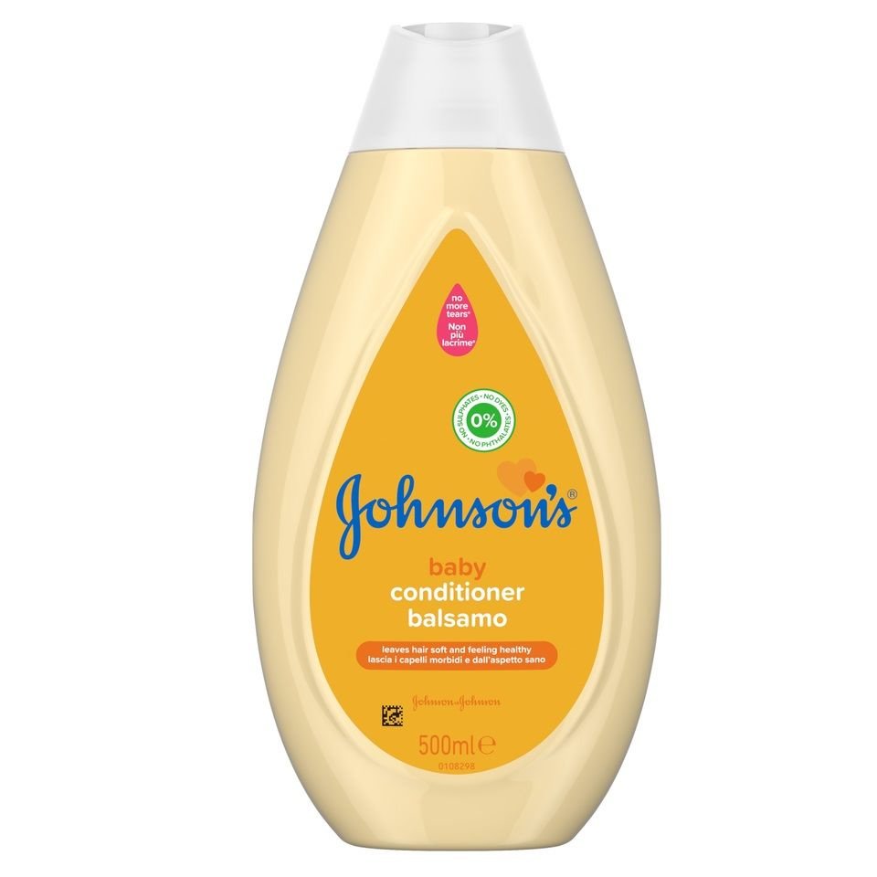 Johnsons & Johnsons Johnson's Baby Conditioner Balsamo Μαλακτική Κρέμα Μαλλιών που Ξεμπερδεύει τα Μαλλάκια του Παιδιού σας για Εύκολο Χτένισμα 500ml