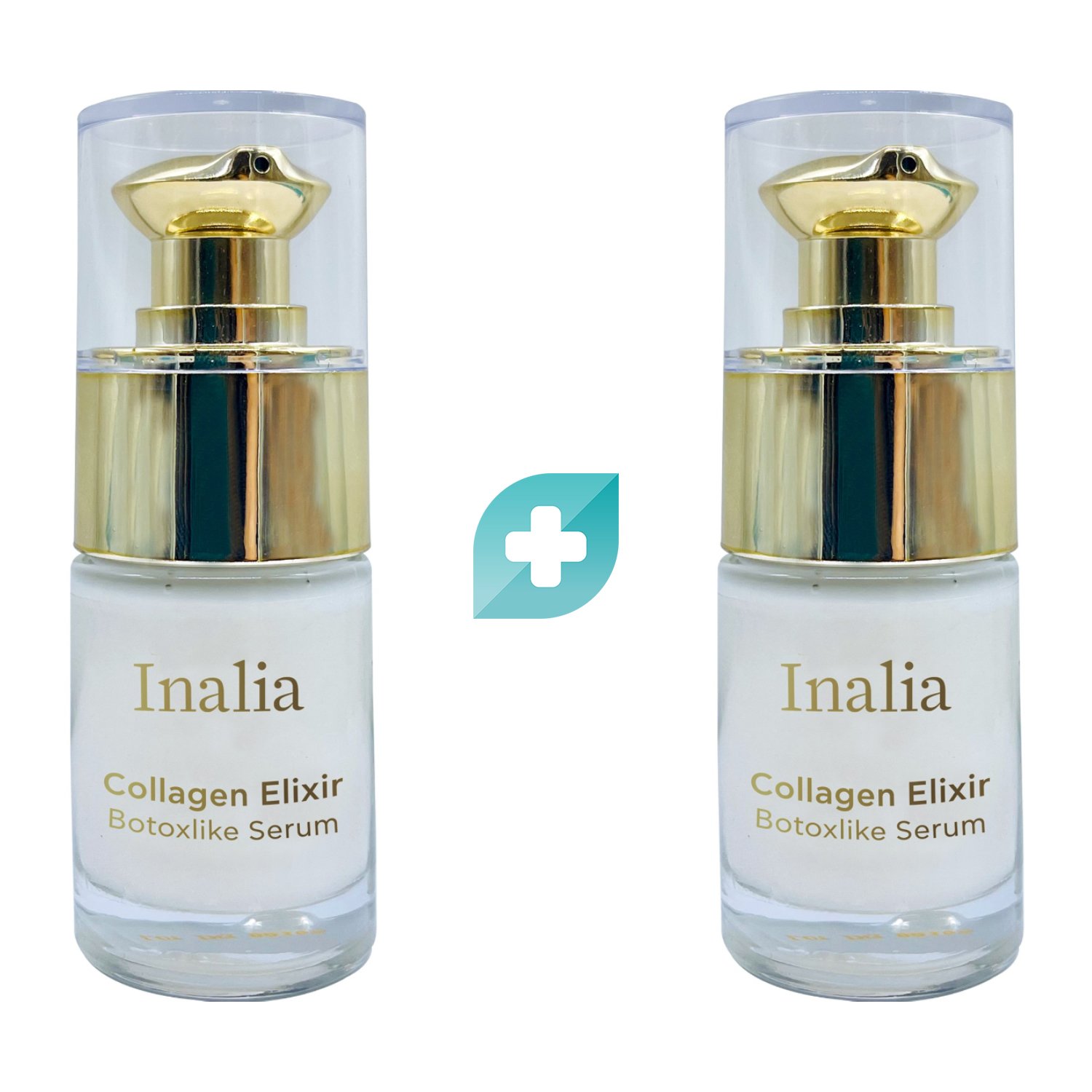 Inalia Σετ Inalia Collagen Elixir Botoxlike Serum Ενυδατικός Ορός Προσώπου με Αντιρυτιδική Δράση 2x15ml