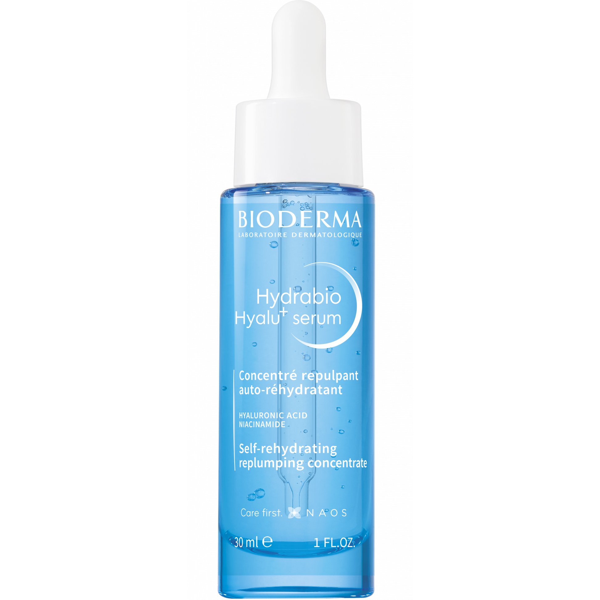 Bioderma Bioderma Hydrabio Hyalu+ Serum Self-Rehydrating Replumping Concentrate Ενυδατικός Ορός Προσώπου με Υαλουρονικό Οξύ & Νιασιναμίδη 30ml