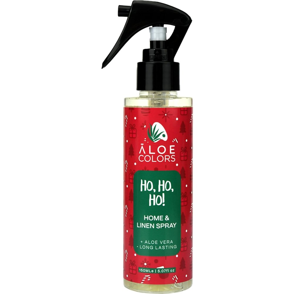 Aloe Colors Aloe Colors Ho Ho Ho Home & Linen Spray Αρωματικό Spray Χώρου & Υφασμάτων με Έντονο Χριστουγεννιάτικο Άρωμα Μελομακάρονο 150ml