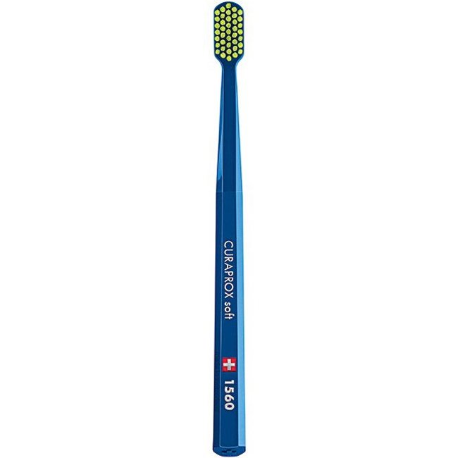 Curaprox CS 1560 Soft Toothbrush Μπλε – Λαχανί Χειροκίνητη Οδοντόβουρτσα με Μαλακές Ίνες για Βαθύ Καθαρισμό 1 Τεμάχιο