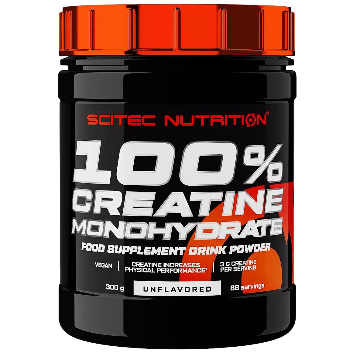 Scitec Nutrition Scitec Nutrition Creatine Monohydrate Unflavored Συμπλήρωμα Διατροφής με Μονοϋδρική Κρεατίνη για Ενίσχυση της Μυικής Δύναμης, Χωρίς Γεύση 300g