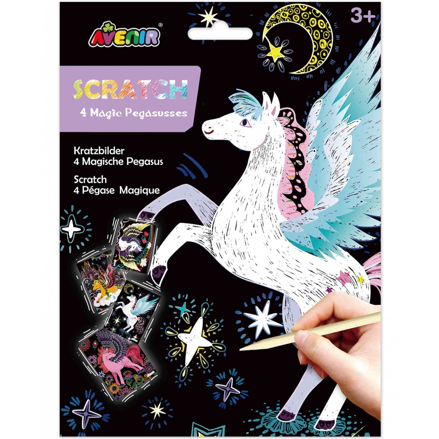 Avenir Avenir Scratch 4 Magic Pegasusses Κωδ 60796 Παιδικό Εκπαιδευτικό Παιχνίδι 3+ Years 1 Τεμάχιο